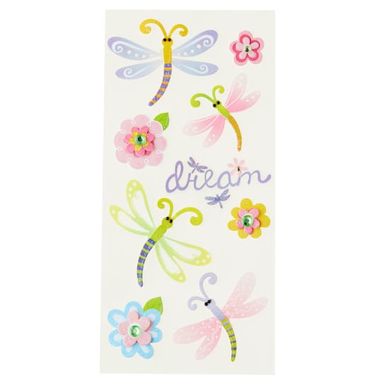 Dimensional Dragonflies Stickers by Recollections&#x2122;